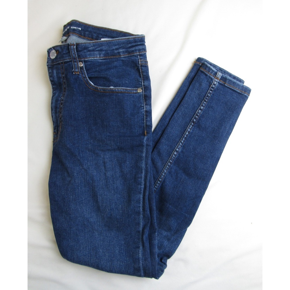 Women's ON 34th Jeans Mid Rise Skinny Leg Dark Wash Size 8/29